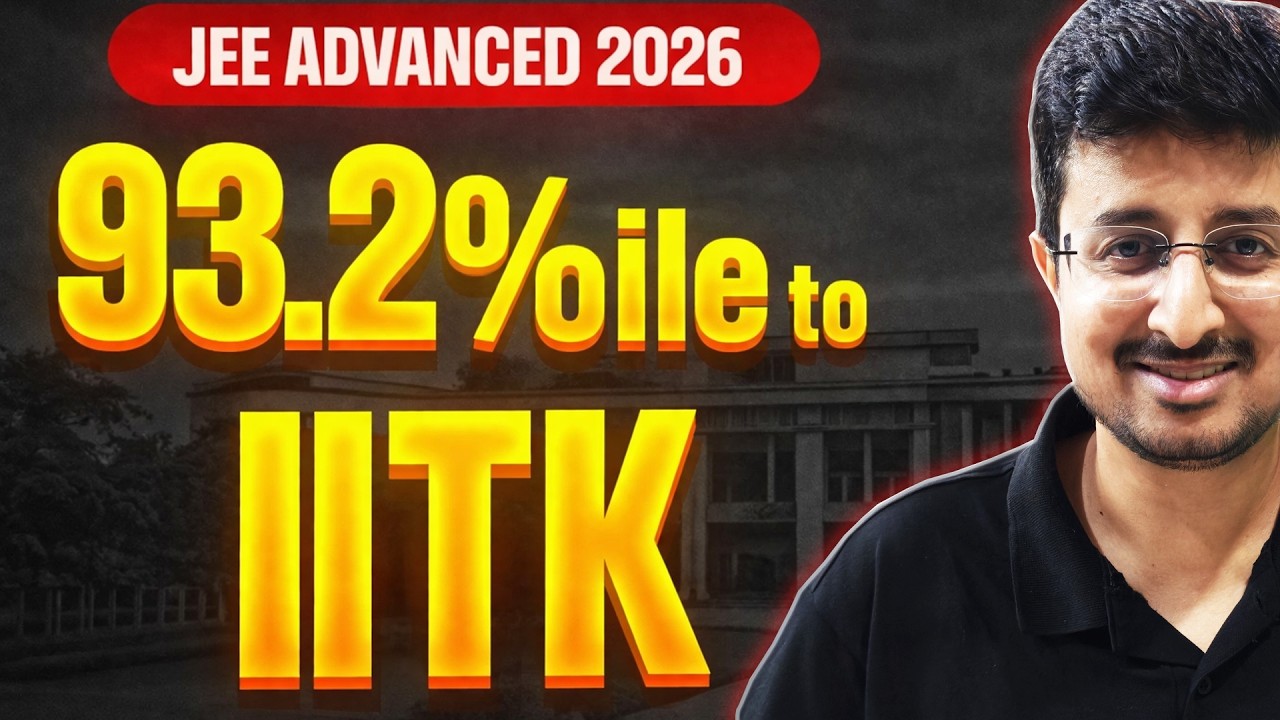 JEE Adv 2026: 93.2%ile in 2022 to IIT Kanpur🔥(7 APPROACHES) | Eduniti | Mohit Sir