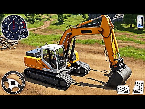 Heavy City Construction Truck Games - Excavator Driving Simulator 3D | Android Gameplay