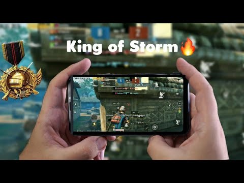 King of Storm🔥│MEIZU X8│ 4 Finger│Pubg Mobile #1
