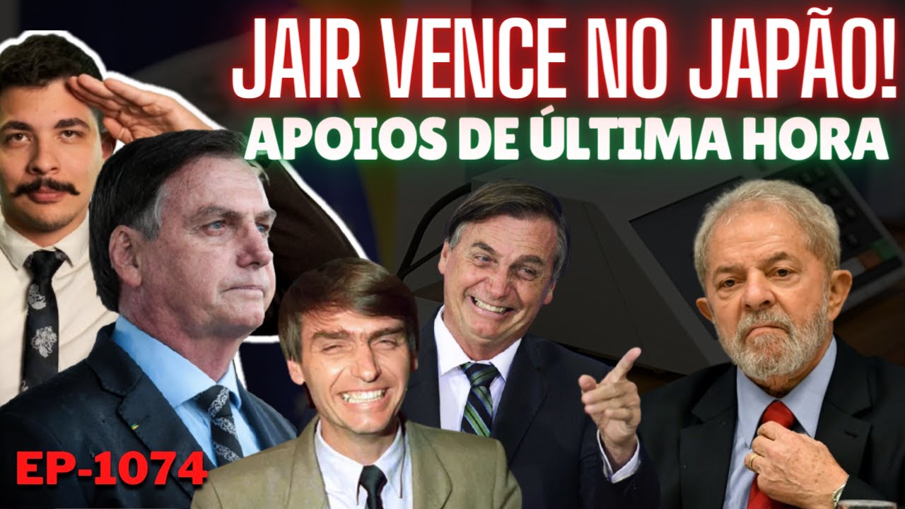 Bolsonaro VENCEU no Japão! + Novos APOIOS de Última Hora + Mídia MUDA DISCURSO, ABANDONARAM Lula?