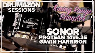 Video thumbnail for Sonor 14 x 5.25 Protean Gavin Harrison Snare Drum Demo, Feat Rocky Morris by Drumazon Drum Store