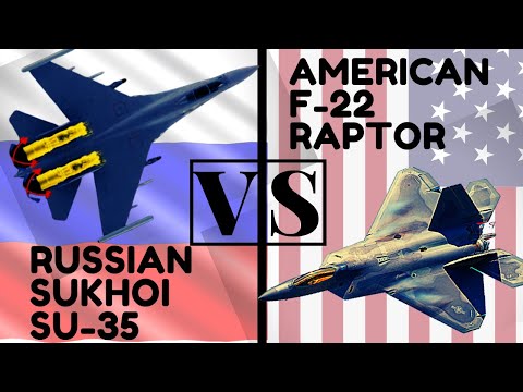 American F 22 Raptor vs Russian Sukhoi SU-35S Flanker | F-22 vs SU-35 specs | Number Comparison