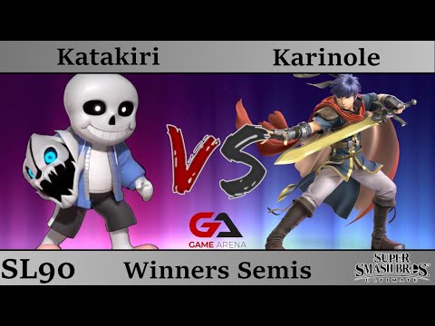 SmashLAN'd 90 - Winners Semis: Katakiri (Sans Mii Gunner, Ridley) vs Karinole (Ike, Rosa & Luma)