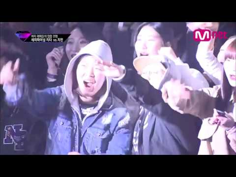 Unpretty Rapstar ep 07   Jimin지민    Puss feat Iron 아이언 @Seimi Final   YouTube