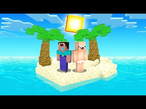 1000 GÜN ADADA KALMAK 🏝️ - Minecraft