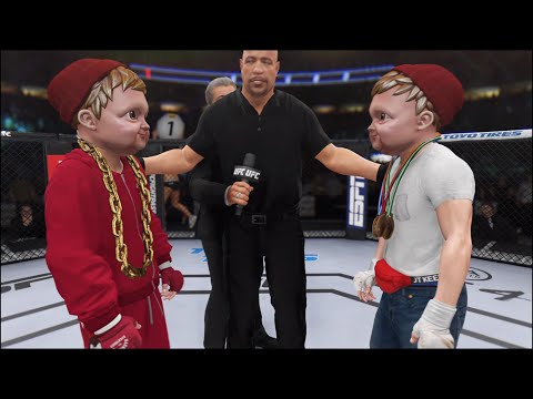 Hasbulla vs. Mini Khabib - EA Sports UFC 4 - Crazy UFC 👊🤪