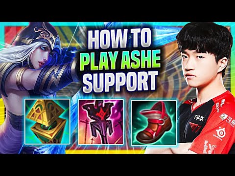 LEARN HOW TO PLAY ASHE SUPPORT LIKE A PRO! - T1 Keria Plays Ashe Support vs Karma! | Season 2023