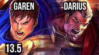 GAREN vs DARIUS (TOP) | 2.7M mastery, 700+ games, 3/1/4 | KR Master | 13.5