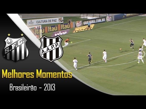 Melhores Momentos - Santos 2 x1 Ponte Preta - Brasileirão 2013