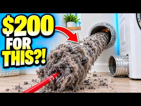 Stop Paying $200 to Clean Your Dryer Vent — This $31 Kit Does It in 30 Minutes!