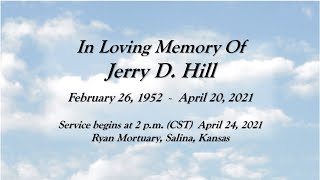 Funeral Service for Jerry D. Hill