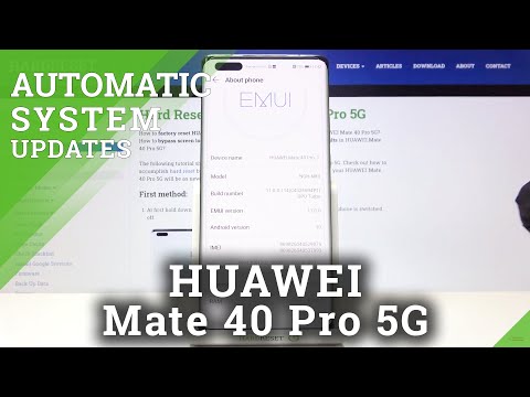 How to Activate Automatic System Update on HUAWEI Mate 40 Pro 5G – Auto System Update