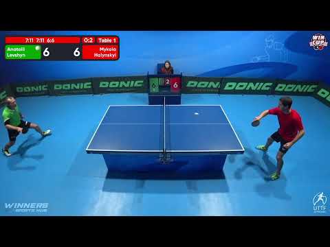 14:30 Anatolii Levshyn 0-3 Mykola Halynskyi West 3 WIN CUP 04.11.2022 | TABLE TENNIS WINCUP