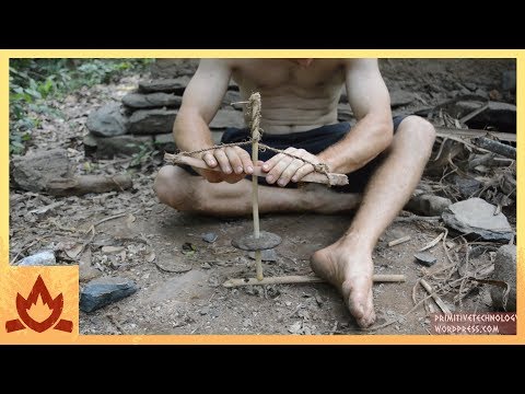 Primitive Technology: Cord drill and Pump drill