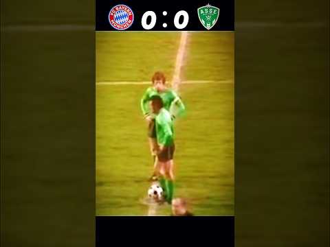 1976 Bayern Munich vs Saint-Étienne | Franz Roth’s Winning Goal #bayern