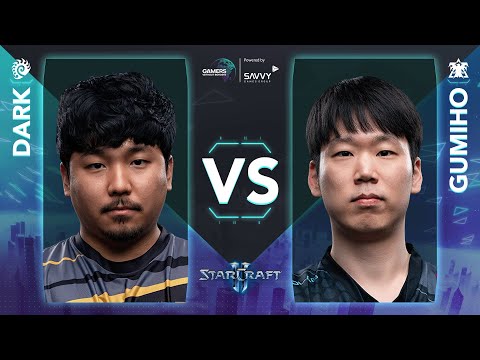 DarK vs GuMiho // Gamers Without Borders 2023 – StarCraft II – Day 3