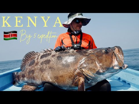 Kenya GT fishing expedition video Lamu Island sportfishing