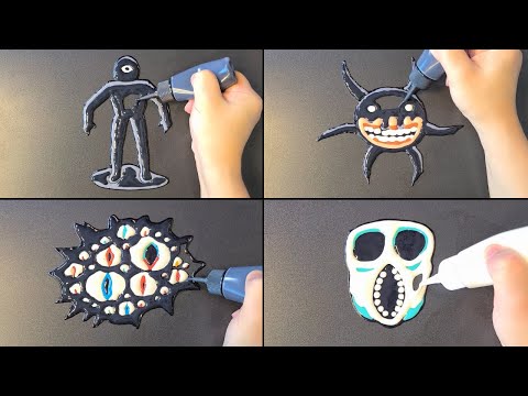 ROBLOX DOORS Pancake Art - SEEK, SCREECH, EYES, AMBUSH
