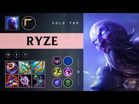 Ryze Top vs Fiora - EUW Master Patch 25.23