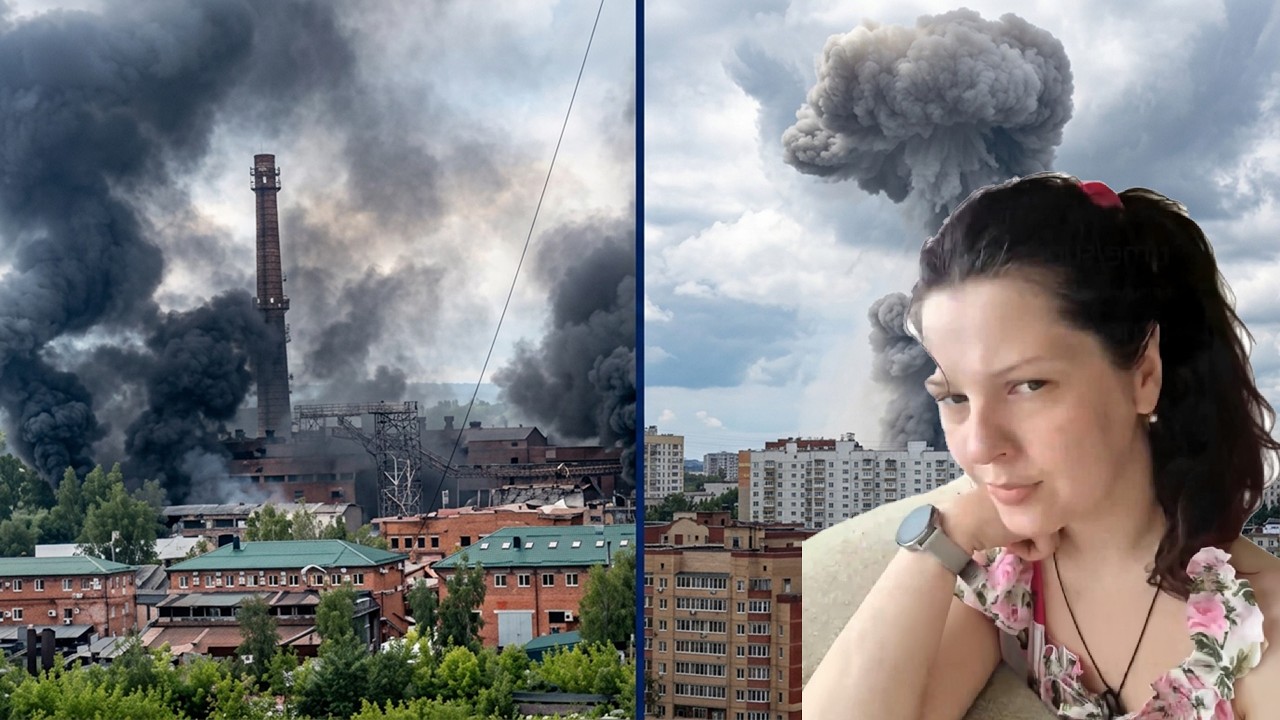 EXPLOSIONS ROCK MOSCOW REGION AS STEEL PLANT BURNS IN MASSIVE DRONE STRIKE || 2026