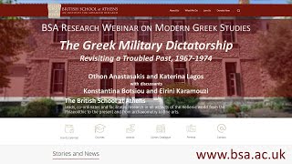 The Greek Military Dictatorship: Revisiting a Troubled Past, 1967-1974