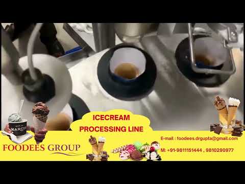 ICECREAM PROCESSING LINE . CEO DR. GIRISH GUPTA #icecream