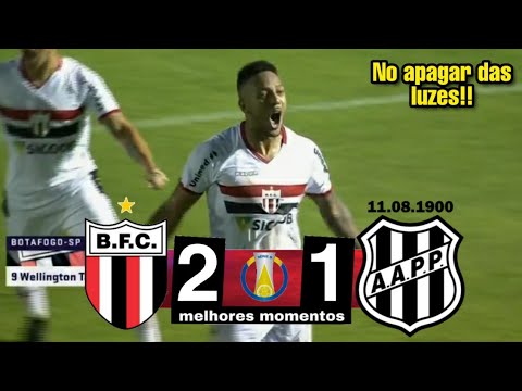 GOL NO FIM DECIDE O RESULTADO | BOTAFOGO-SP 2 X 1 PONTE PRETA - MELHORES MOMENTOS HD | SÉRIE B