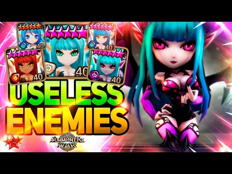 QUAD SUCCUBUS TEAM with PERMANENT SLEEP - Summoners War