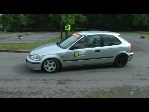 KJS Wiosna Katowice 2015 - Franciszek Sitko Błażej Dyrsza Honda Civic by OesRecords