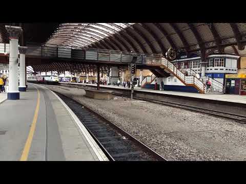 VTEC Class 43 43238 '40 years of NRM' arriving at York yesterday