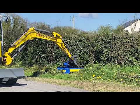 Slanetrac Flail Head For Mini Digger - Image 2