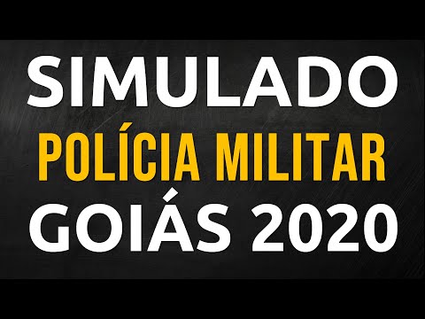 Simulado Polícia Militar Goiás GO 2020 - Estatuto dos Policiais Militares de Goiás