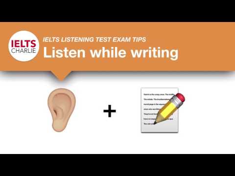 IELTS 聆聽 (IELTS Listening Exam Tips)