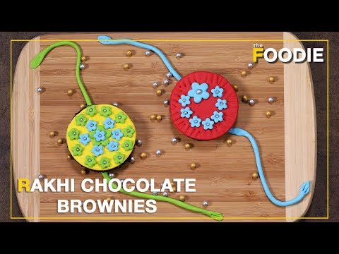 Rakhi Chocolate Brownies | Raksha Bandhan Special Dessert | The Foodie