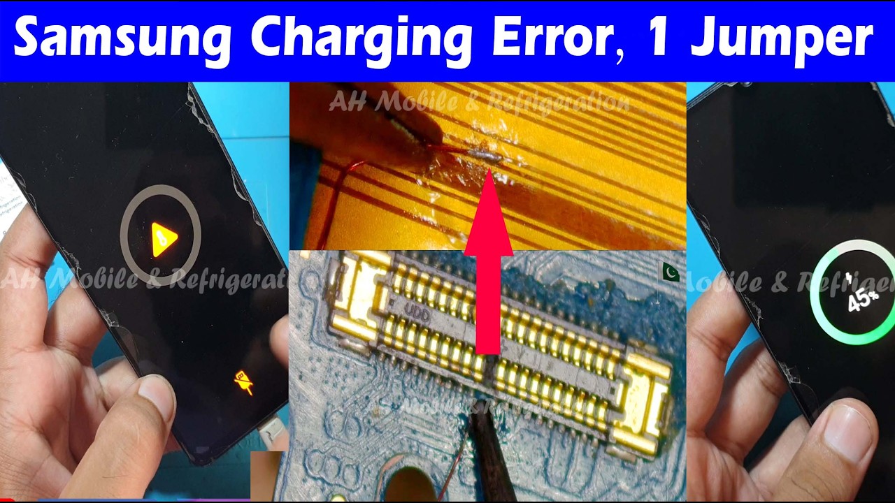 Samsung A32 (A325F) Charging Temperature Error 1 Jumper Solution