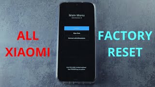 Hard Reset (Factory Reset) - ALL Xiaomi phones with Android (Example on Redmi Note 8T (M1908C3XG))