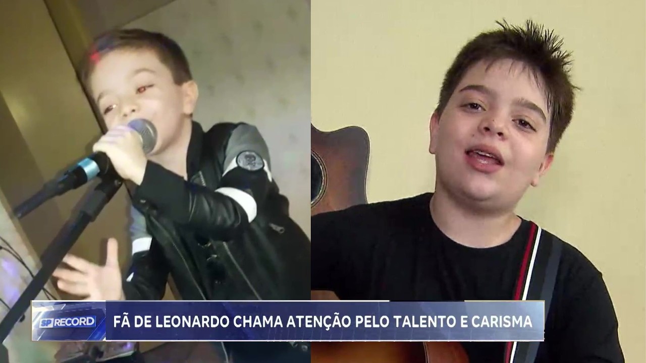 Oito anos depois, veja como está Leonardinho, fã mirim do cantor Leonardo
