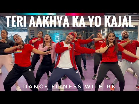Teri Aakhya Ka Yo Kajal | Sapna Chaudhary | Full Body Workout | dancefitnesswithrk