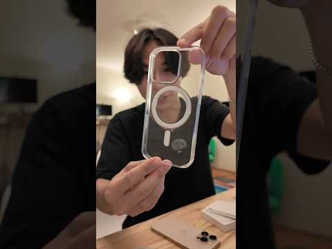 Is the Official iPhone 16 Pro Clear Case Good? #shorts #apple #unboxing
