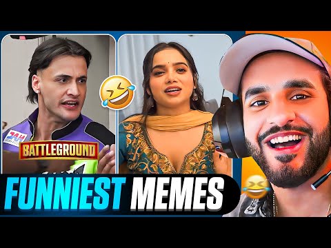 Reacting to Funniest memes ( Battleground Fight 😱)