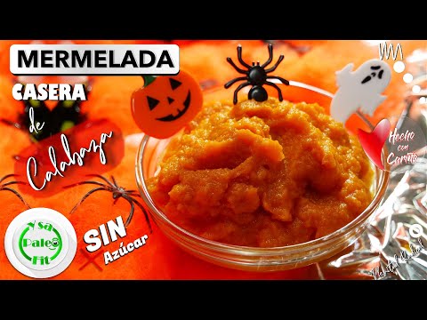 Cómo hacer Mermelada de CALABAZA casera SIN AZÚCAR 🎃 con solo 3 INGREDIENTES 😋