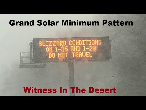 GSM Update 11/26/18 - Blizzard Warnings 90+ Counties - 400+ Frozen Turtles-  Witness In The Desert