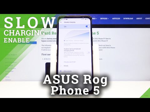 ASUS ROG Phone 5 & Battery Settings – Enable Slow Charging Mode