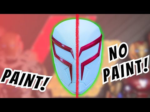 3D Prints SO SMOOTH You Don't Need Paint! | SpiderMan 2099 Mask