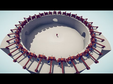 100x BALLISTA CIRCLE vs EVERY UNIT - Totally Accurate Battle Simulator | TABS