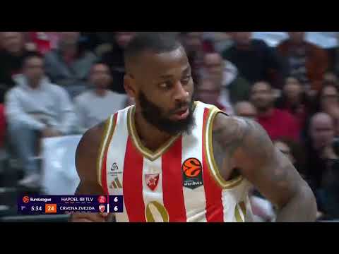 SVI POENI ZVEZDE - Hapoel vs. KK Crvena zvezda Meridianbet 84:78 | EL R16