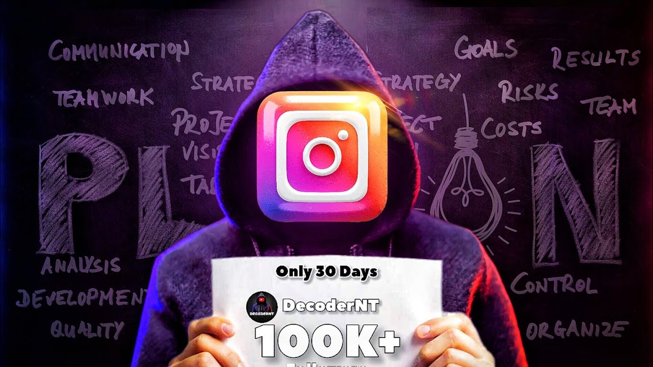 Secrets to reach 100k followers in just 30 Days ✔️( Mastermind Plan ) || DecoderNT