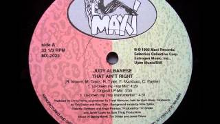 Judy Albanese - That Ain't Right (Lo-Down Hip Hop Mix)