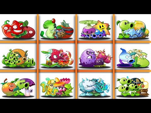 16 Best Team Random 3 Plants - Who Will Win? - PvZ 2 Team Plants Battles