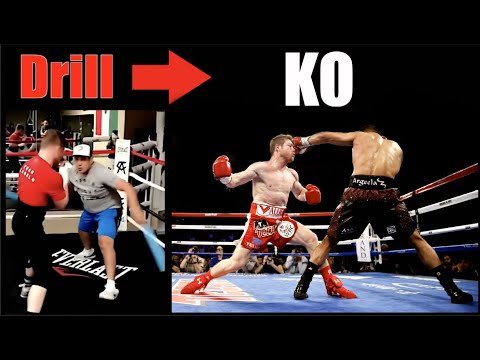 Canelo Alvarez | Crazy Drills That Became KO's - Breakdown